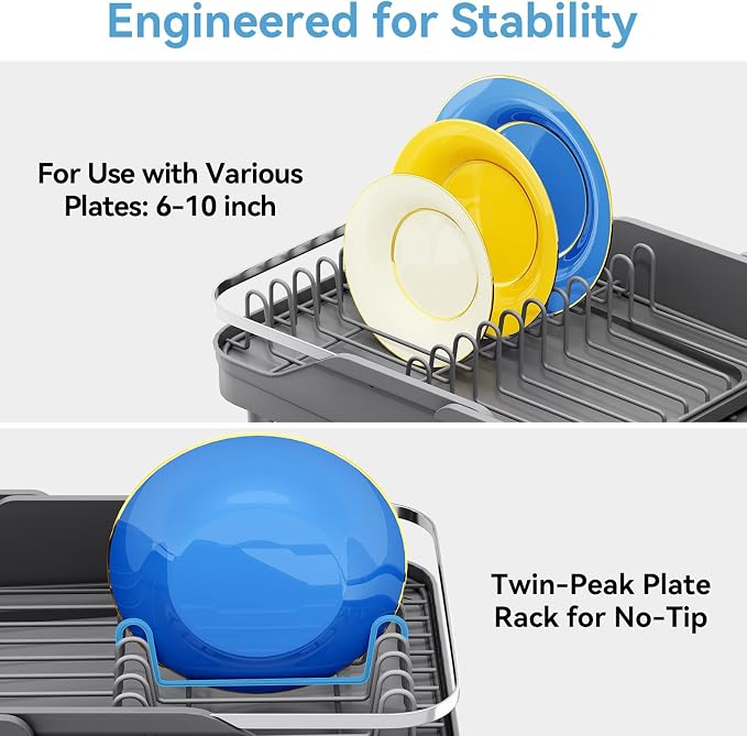Urackify Expandable Dish Drying Rack - Image 5