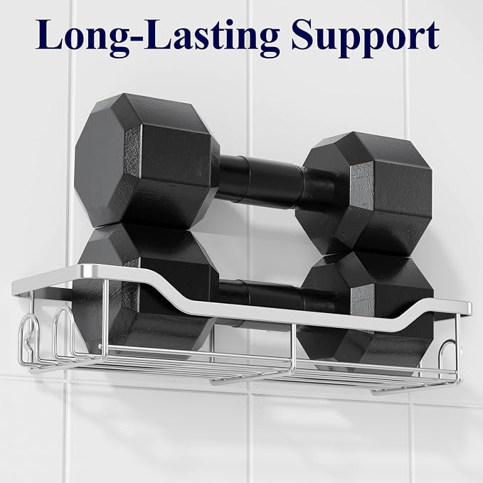 Kitsure Shower Caddy, Adhesive Shower Organizer - Image 5
