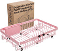 Pink Dish Drying Rack Over The Sink by MAJALiS