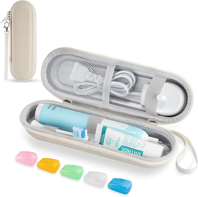 Toothbrush Travel Case for Oral B/Oral-B Pro 1000 1500 5000 7000 & Philips by TYSORETY