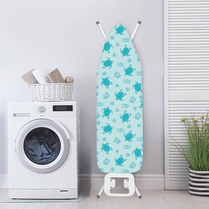 Turtle Print Ironing Board Cover 14x45 Ironing Board Cover, Resist Scorching - Image 4