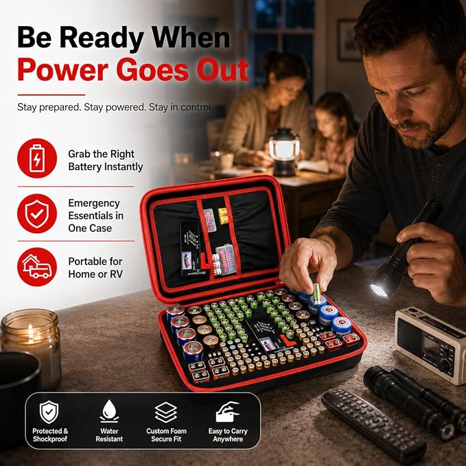 Comecase Battery Organizer Case - Image 7