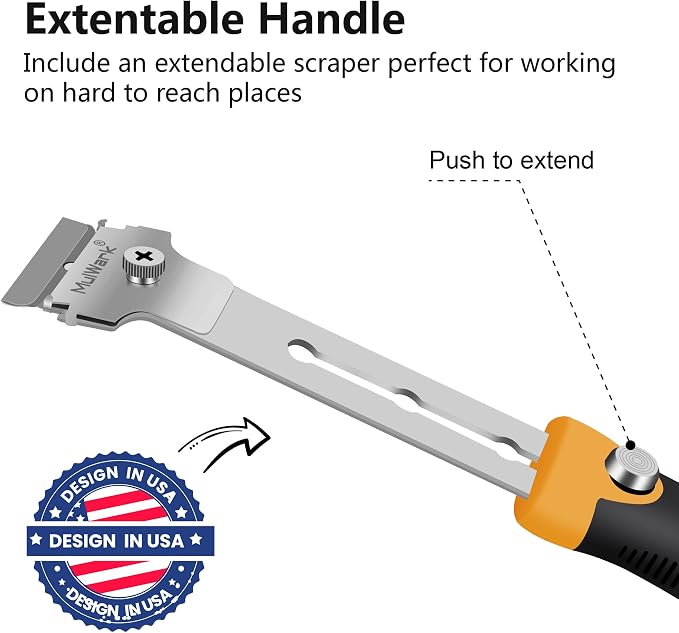MulWark Razor Blade Scraper | 2 Handles Razor Scraper Set - Image 4