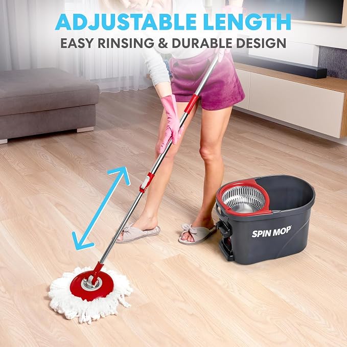 Simpli-Magic 79349 Spin Mop Cleaning System - Image 2