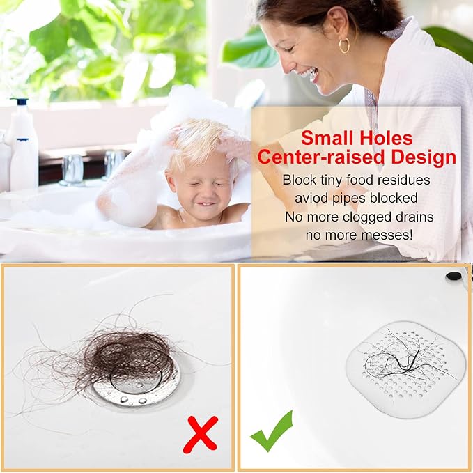 Bovinde Hair Drain Catcher, Square Cover - Image 3