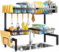 ARSTPEOE Large Over The Sink Dish Drying Rack 2 Tiers 4 Baskets | Fits All Sinks by ARSTPEOENeatChic