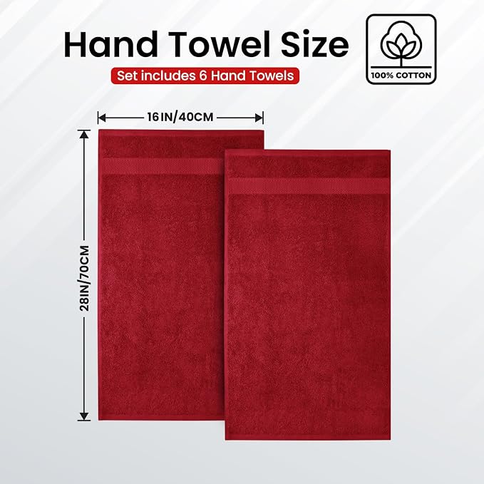 Infinitee Xclusives 100% Cotton Hand Towels - Image 3