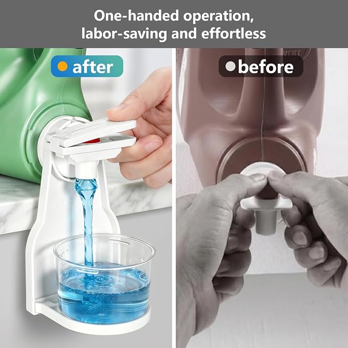 Laundry Detergent Dispenser Cup Holder, Laundry Soap Drip Catcher Tray - Image 3