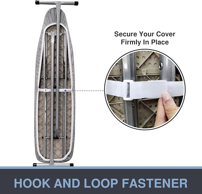 VividPaw Ironing Board Cover and Pad 18x49, Extra Wide, Thick Padding - Image 8