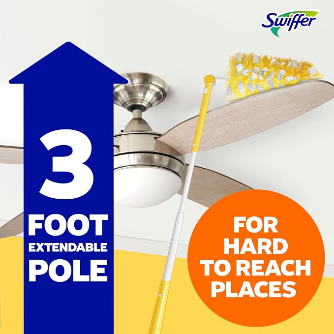Swiffer Duster Kit with 3 ft Extendable Handle, Dusters - Image 5