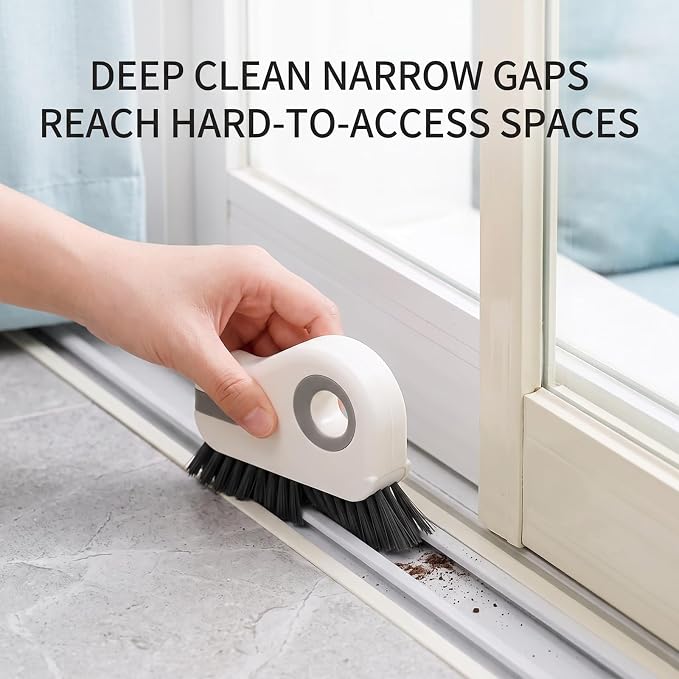 2 in 1 Hard Bristle Handheld Gap Scrubber Multi Purpose Narrow Space Cleaning - Image 5