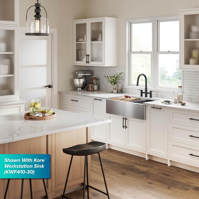 KRAUS Oletto Touchless Sensor Bridge Kitchen Faucet - Image 3