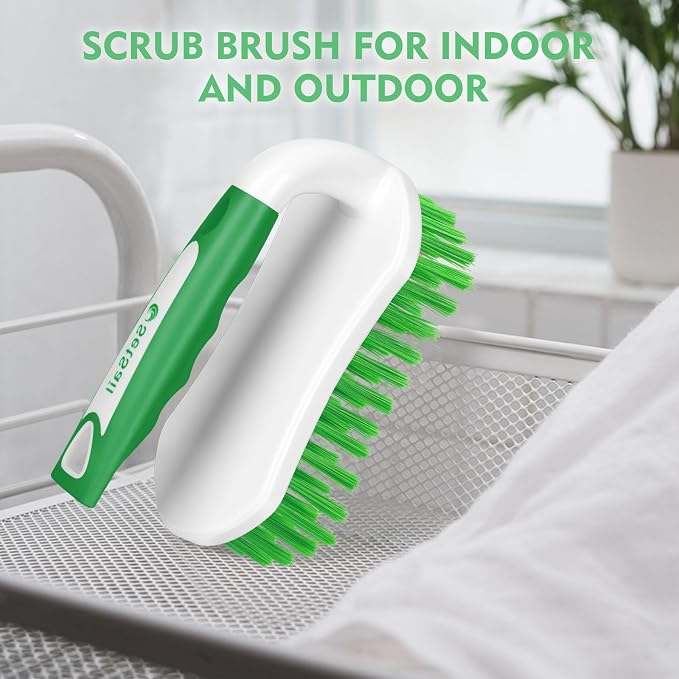 SetSail Scrub Brush, Stiff Bristle Cleaning Scrubber, 2 Pack | Durable Bristles - Image 7