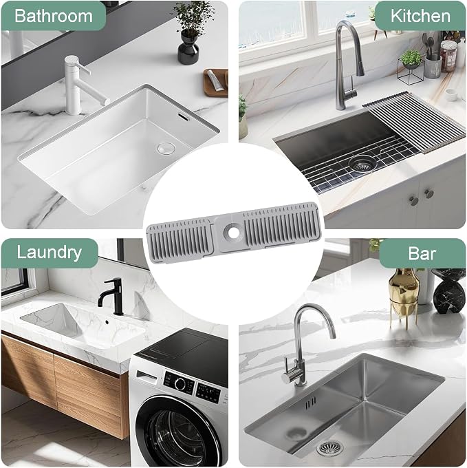 24 Inch Upgraded Draining Mat Folding Faucet Mat - Image 7
