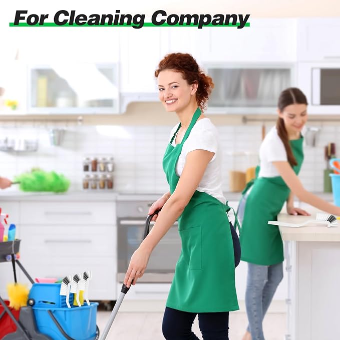 Yinkin 12 Pcs Kitchen Scrub Brushes Cleaning, Right Angle Mini - Image 7