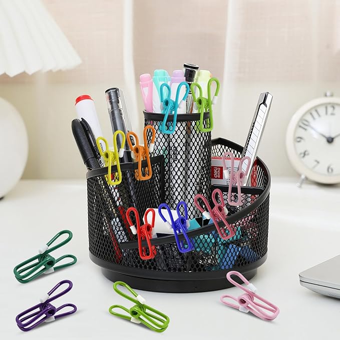 20 Pack Chip Clips Bag Clips 2.2 Inch | Stainless Steel Bag Clip - Image 4