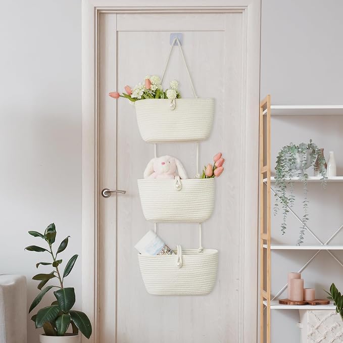 TeoKJ 3-Tier Hanging Baskets for Storage - Image 6