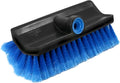 Unger Professional Lock-On HydroPower 10” Bi-Level Soft Wash Brush, Compatible by Unger