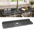 23" Extra Long Silicone Faucet Handle Drip Catcher Tray, 7° Sloped Self by Unknown