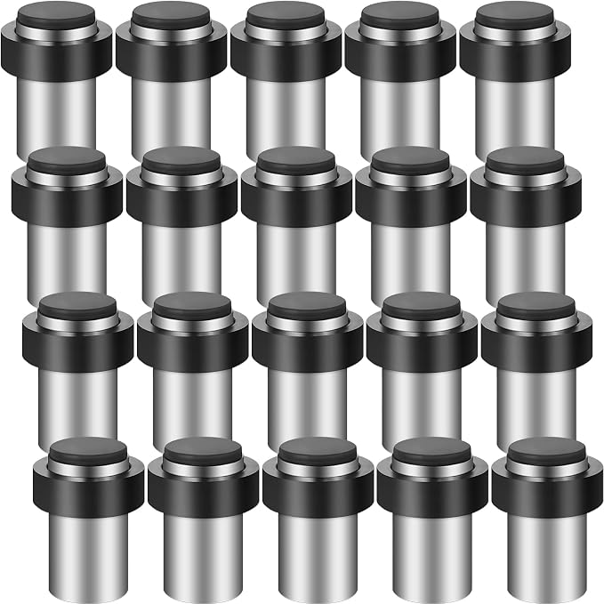 Chumia 30 Pcs Floor Mounted Door Stopper Stainless Steel, Wall Protector by Chumia