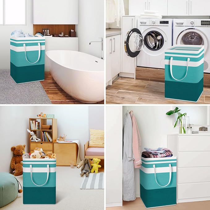 HomeHacks 2 Pack Large Laundry Baskets, Laundry Hampers Bags | Waterproof - Image 6