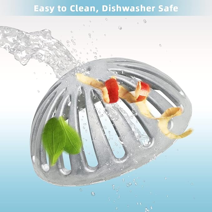 3 Pack Floor Sink Strainer Floor Drain Strainer Heavy Duty Aluminum Dome Sink Drain Strainer Floor Drain Cover for Kitchen, Bar, Outdoor Garden or Bath 5-1/4" Diameter x 2-1/4"H