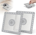 Hibbent 2 Pack Upgraded Shower Drain Hair Catcher, Shower Drain Cover by Hibbent