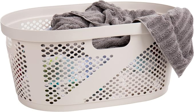 Mind Reader 40L Ventilated Laundry Baskets, Lightweight Clothes Hamper - Image 8
