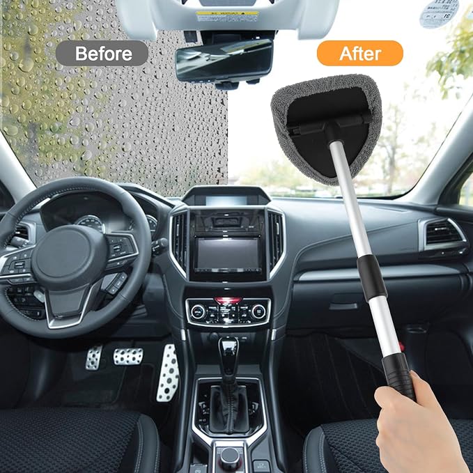 Windshield Cleaner Tool, Car Interior Window Cleaning Tool, Car Wash kit - Image 6