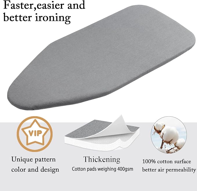 Small Ironing Board Cover Scorch Resistant, Table top Ironing Cover - Image 3