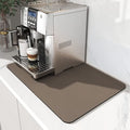 AMOAMI-Coffee Mat Hide Stain Rubber Backed Absorbent Dish Drying Mat by AMOAMI