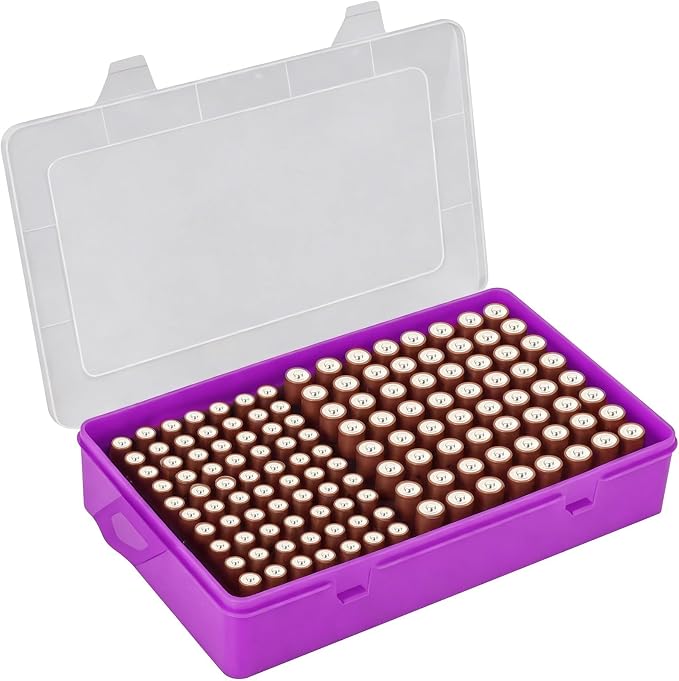Xuerdon 134-Slot Battery Organizer Storage Case by XUERDON