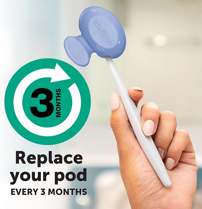 Steripod Clip-On Toothbrush Protector, Keeps Toothbrush Clean, Fresh-Scented - Image 7