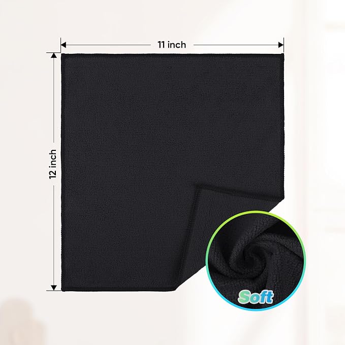 HOMEXCEL Microfiber Cleaning Cloth, 24 Pack Cleaning Rags - Image 2