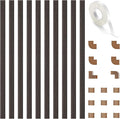 Delamu 157in Cord Covers for Wires on Wall, One-Cord Cord Hider, TV Cord Hider by DELAMU