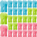 Rubber Reusable Gloves Long Household Dishwashing Gloves Kitchen Cleaning by Gandeer