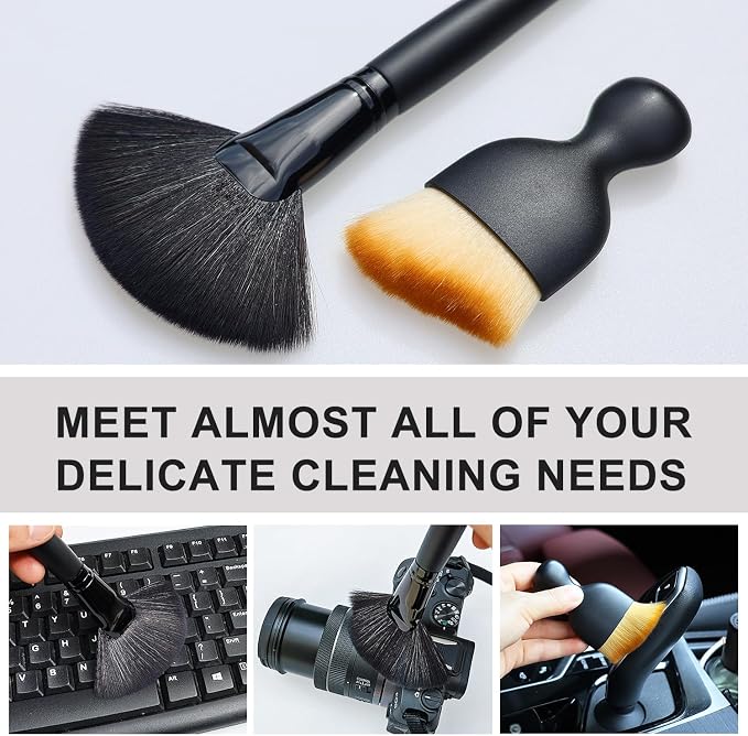 3 Pack Exquisite Microfiber Duster Brush, Car Interior Cleaning Tool, Small - Image 4