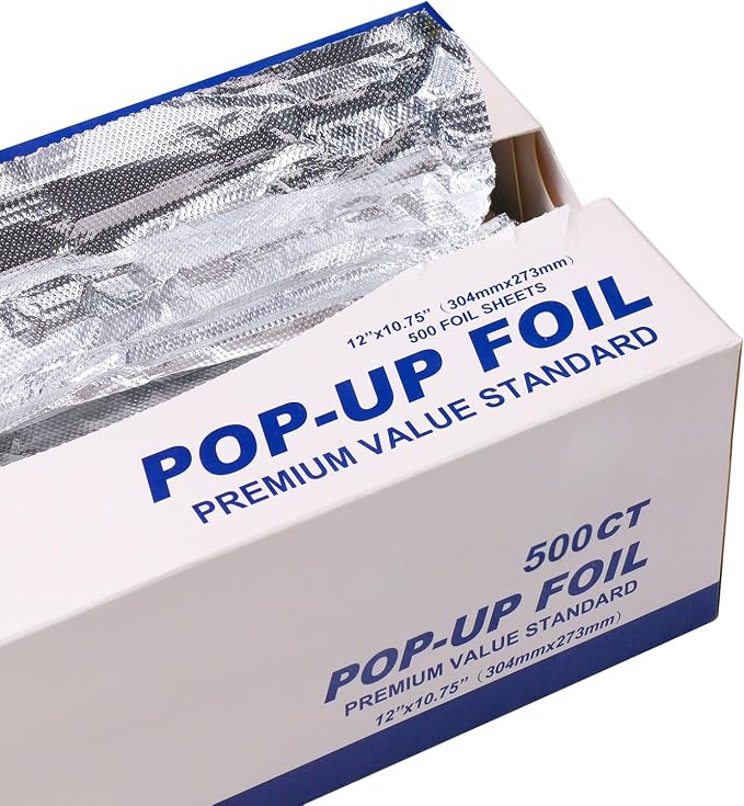 Aluminum Foil Sheets, Pre-Cut Foil Sheets | 200 Alu-Folienblätter – - Image 2