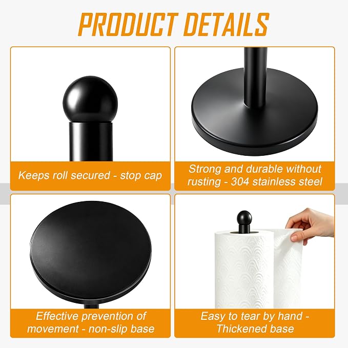 Kaishun Paper Towel Holder Countertop - Image 4