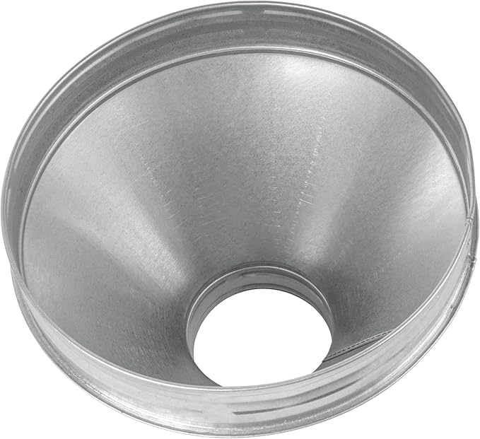 10" to 4" Inch Round Duct Reducer - Male Fit Galvanized Steel Pipe Increaser - Coupling for Round Duct Ventilation Systems - Heating & Cooling, HVAC