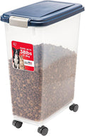 IRIS USA Dog Food Storage Container, Made in USA | Wheels by IRISUSA