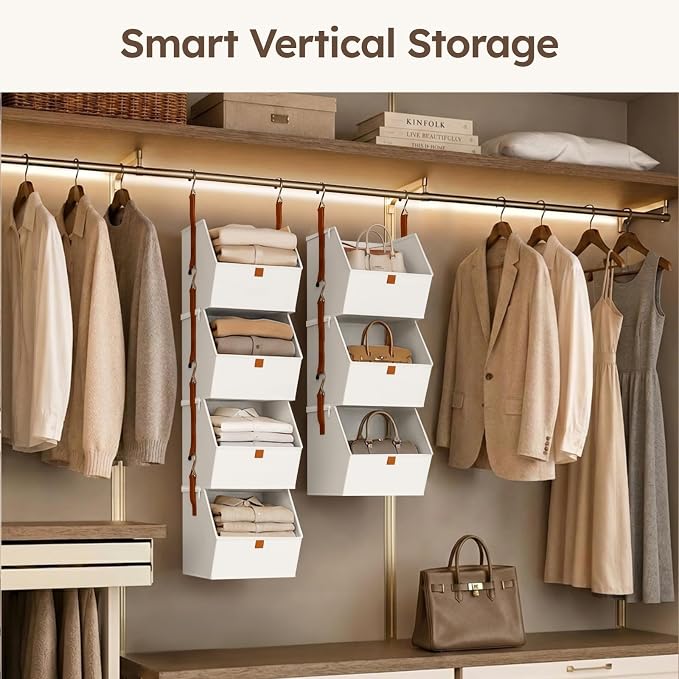 Homsorout Collapsible Hanging Closet Organizer - Image 5