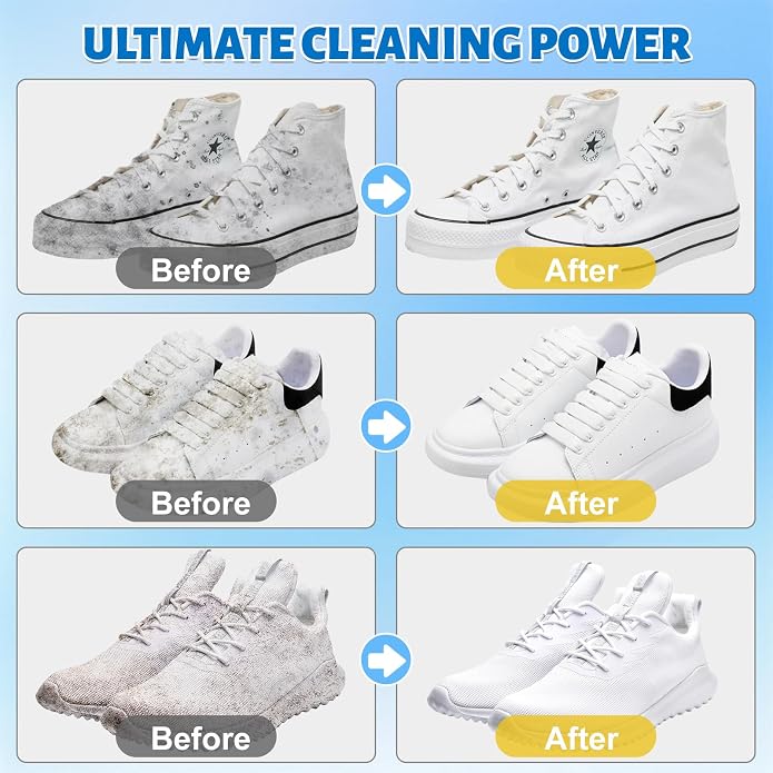 Jevvu Shoe Cleaner, Sneaker Cleaner Foam - Image 3