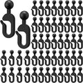 Colingmill 50 Pcs Plastic Curtain Track Hooks by Colingmill