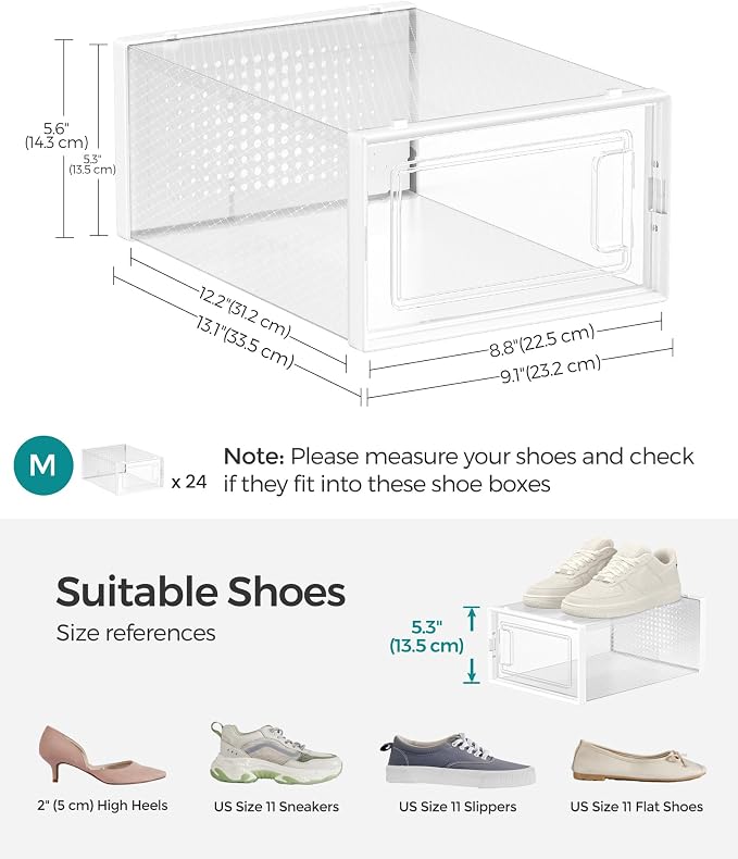 SONGMICS Shoe Boxes - Image 6