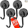 DIYMAG Magnetic Hooks, 80LBS Heavy Duty 4 Pack 2026 Cruise Ship Essentials by DIYMAG