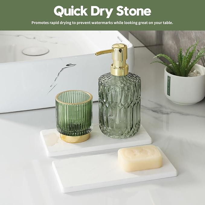 2PCS Diatomite Marble Stone Drying Mat - Image 3