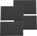 OrangeStar Anti-Fatigue Mat 24"x36" with Textured Nubs, Beveled Edge Kitchen Mat for Commercial Use, Non-Slip Rubber Flooring for Standing Desk, Restaurant, Bar, Black