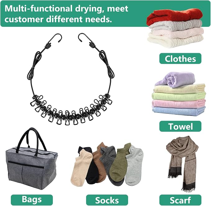Travel Clothesline, Retractable Clothesline, Travel - Image 3