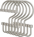 Amazer Nickel Shower Curtain Hooks, Rust-Resistant Metal Shower Hooks, by Amazer